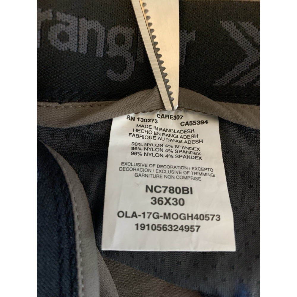 Wrangler Outdoor Summer Hiking Pants 36x29.5 Men's Tan Stretch Cargo Care 307 - Picture 6 of 16